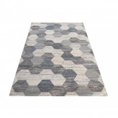 Stilvoller grauer Teppich passend für jeden Raum