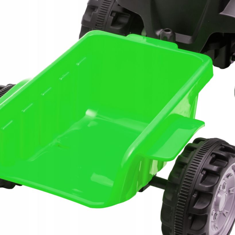 Detský elektrický traktor s prívesom