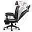 Висококачествен бял геймърски стол COMBAT 4.2