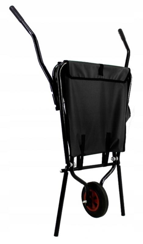 Záhradný skladací vozík GARDENLINE čierny