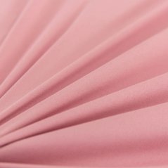 Bettlaken aus synthetischer Baumwolle - rosa mit schwarzem Rand