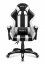 Hochwertiger Leder-Gaming-Stuhl in Schwarz und Weiß FORCE 4.5