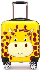 Valigia da viaggio per bambini con simpatica giraffa 32 l