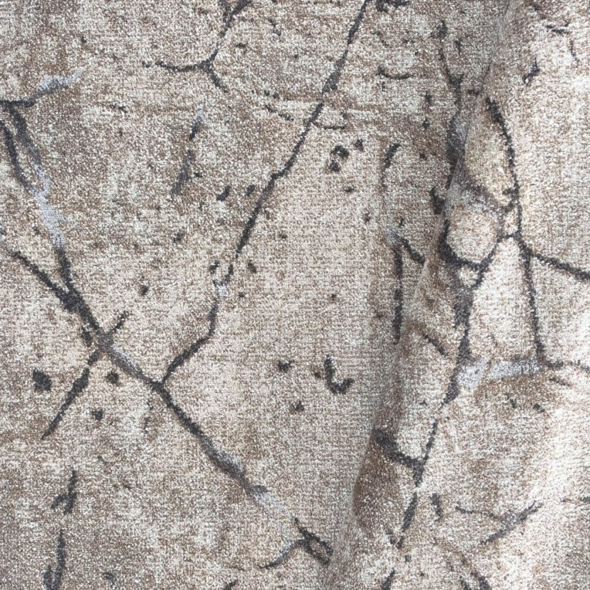 Modern bézs színű szőnyeg természetes mintával - téglalap alakú