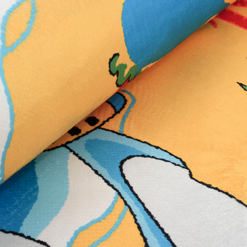 Covor pentru copii FLANNEL - insula pirat - Dimensiunea covorului: Lăţime: 120 cm | Lungime: 170 cm