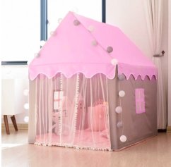 Varázslatos gyermek sátor, ház LED fényekkel