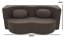 Brown Kompression Schlafsofa mit Abmessungen 200 x 80 cm