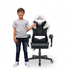 Dětská hrací židle HC - 1004 černobílá