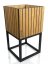 Modernes Pflanzgefäß im Loft-Stil aus der Kollektion FIORINO 22x22x40 cm