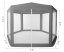 Gazebo da giardino con zanzariera 2 x 2 m