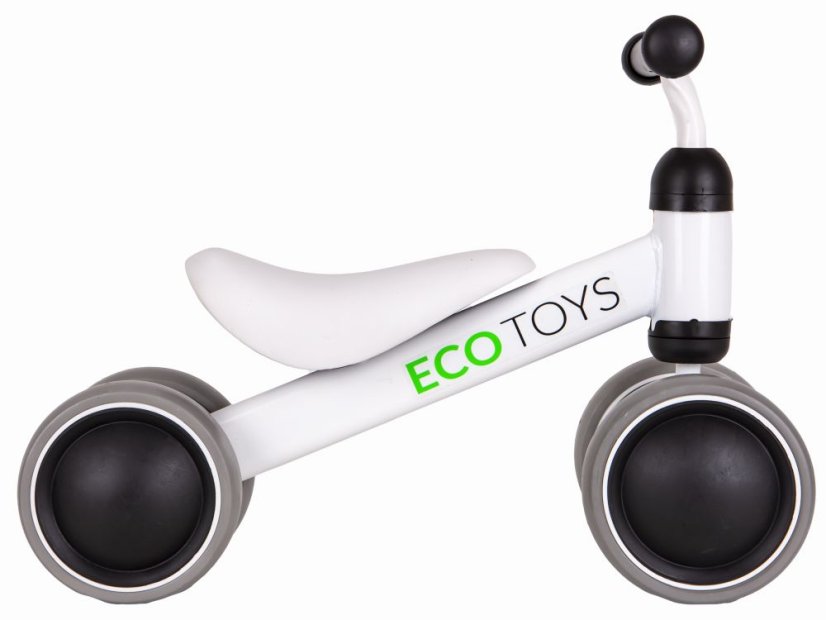 Детски велосипед в бяло ECOTOYS