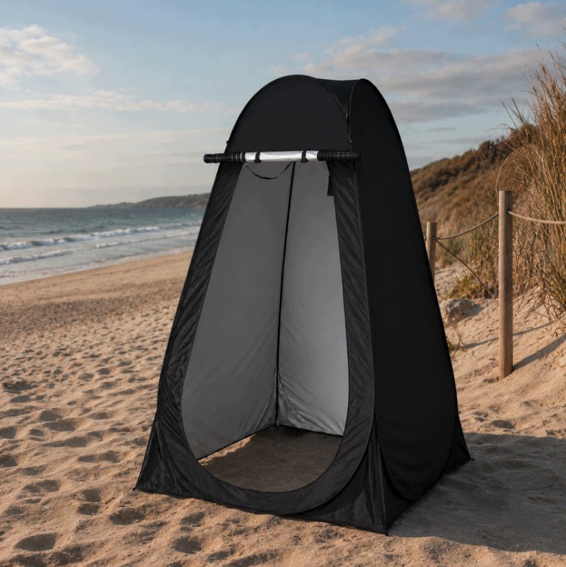 Turistický prezliekací stan 185 x 100 cm - sprchovací, WC stan na kemping