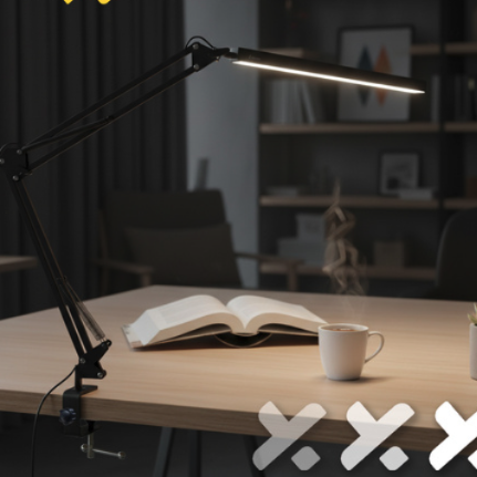 Lampă de masă LED cu braț reglabil - 10 niveluri de luminozitate