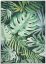 Moderner Teppich FLANNEL mit Monstera-Motiv