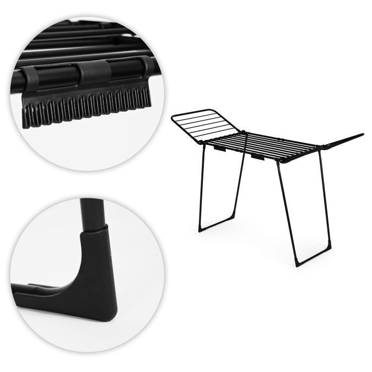 Raztegljiv sušilnik za perilo z veliko površino za sušenje 27 m