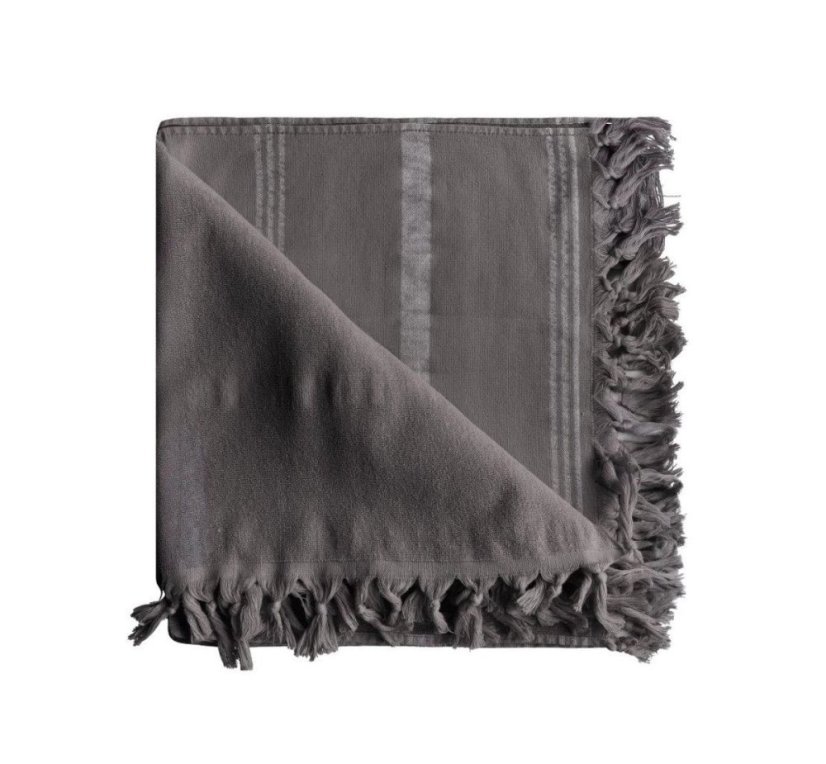 Bavlnený plážový uterák 90 x 170 cm so strapcami