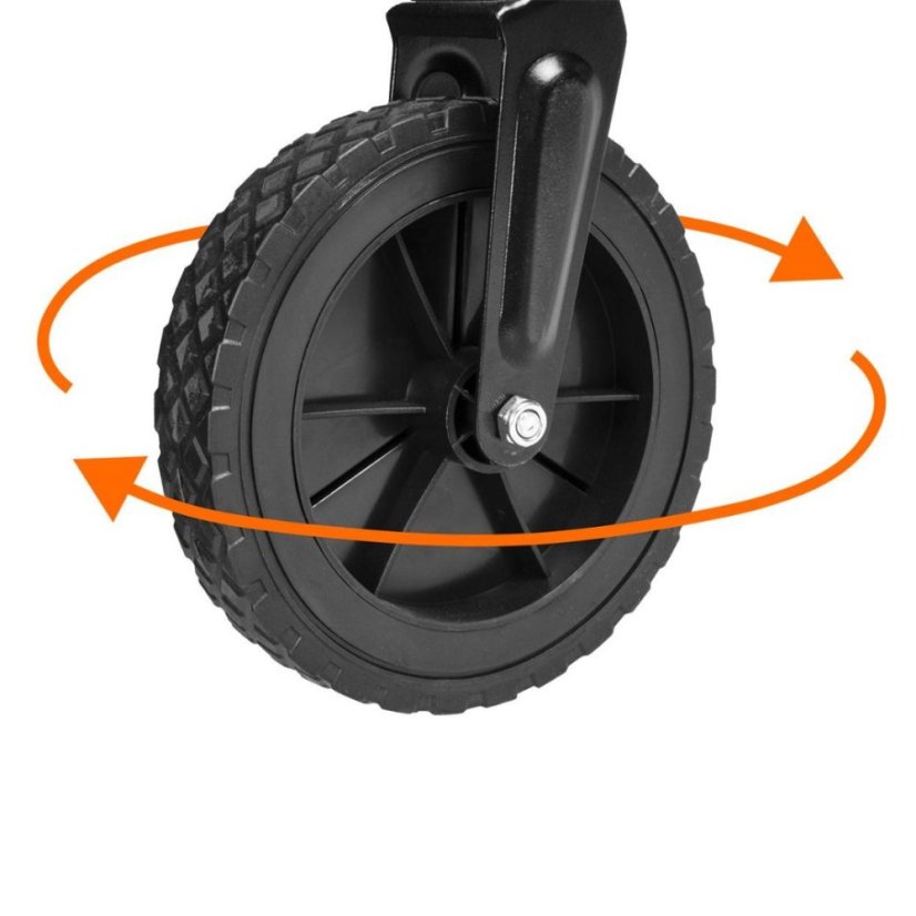 Skládací vozík NEO TOOLS – nosnost 80 kg, otočná kolečka 20 cm