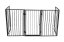 Kaminschutzgitter 304 x 74,5 cm - schwarz
