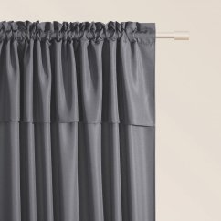 Sötét szürke függöny MIA szalaghoz 140 x 250 cm