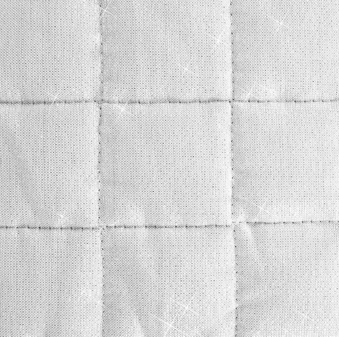 Prekrasan jednostavni bijeli prekrivač 170x210cm