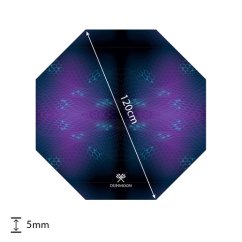 Protišmyková herná podložka pod kreslo DUNMOON - 120 cm