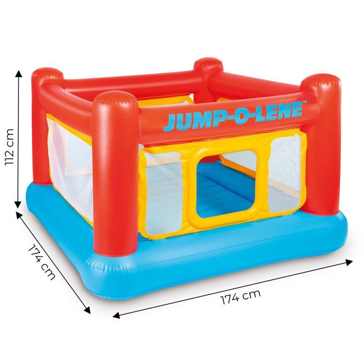 Aufblasbares Schloss für Kinder 174 x 174 x 122 cm