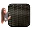 Garten-Rattan-Garnitur NM-03 - braun + graue Kissen