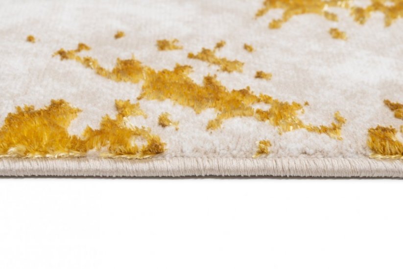 Exkluzivní glamour koberec ve zlaté barvě