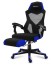 Ergonomické herní modré křeslo s opěrkou nohou COMBAT 3.0