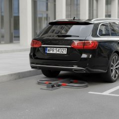 Pevná parkovací zábrana, zámek na klíč 70,5 x 50 x 18 cm