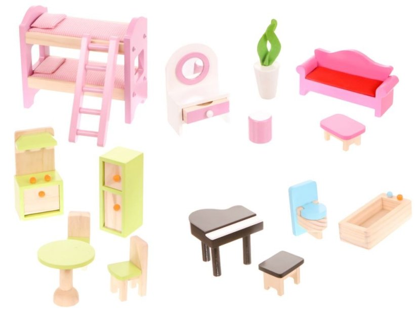 Dřevěný domeček pro panenky - rezidence Fairy Tale Ecotoys