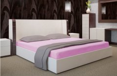 Tmavo ružová plachta na posteľ 200x220 cm