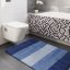 Fürdőszoba szőnyegek kék színben