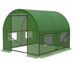 Záhradný fóliovník v zelenej farbe 2 m x 2 m