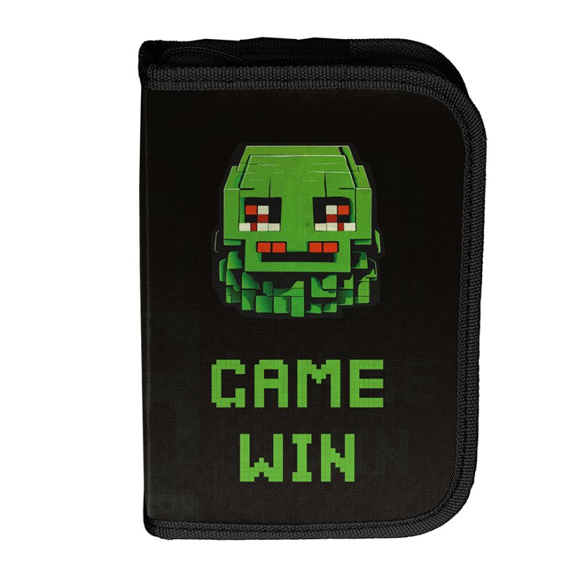 Školski set Minecraft Pixel Mask od 5 dijelova - školska torba, pernica, vrećica, boca za vodu i novčanik
