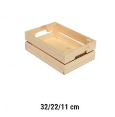 Cassa di legno 32 x 22 x 11 cm