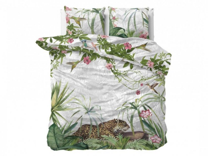 Krásne exotické posteľné obliečky z bavlny 200 x 220 cm