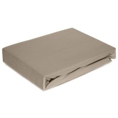 Cearșaf elastic bej SOFT – husă de saltea cu elastic