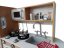 Cucina in legno per bambini con accessori e illuminazione a LED