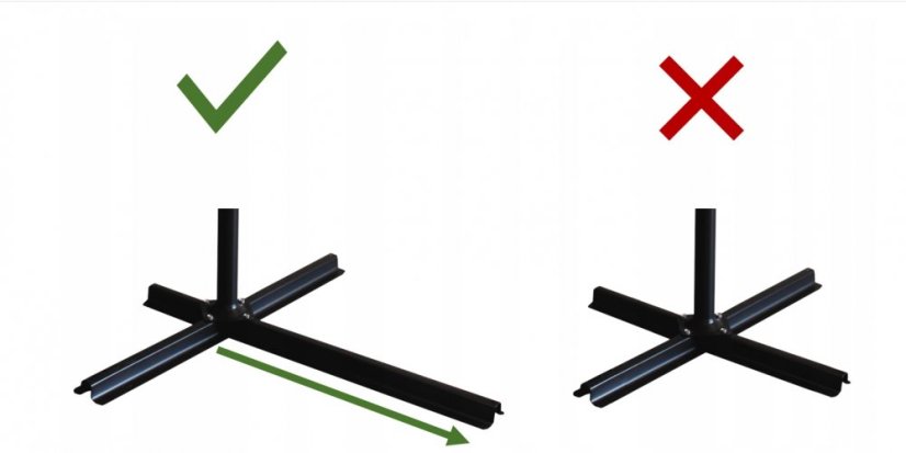 Szürke kerti napernyő LED világítással 3 m