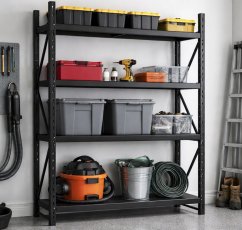 Metallregal für Lager, Garage und Werkstatt - 800 kg, 4 Böden