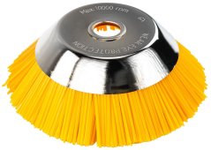 Nylonová kotúčová kefa na krovinorez 200 mm – na čistenie zámkovej dlažby a betónu