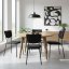 Set de 4 scaune de dining - scaune tapițate din catifea cu structură metalică