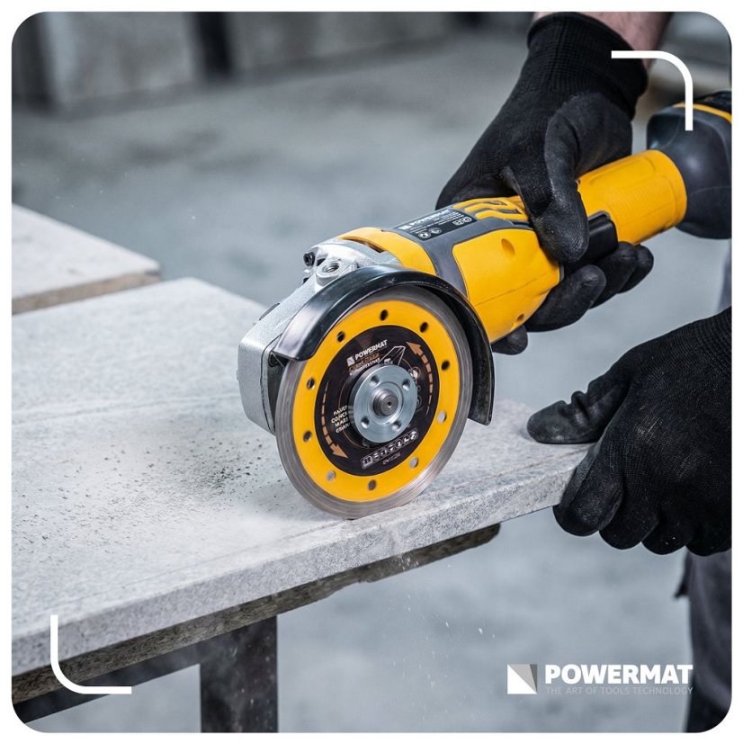 Disc diamantat 125 mm pentru beton, gresie și ceramică - diametru interior 22,23 mm