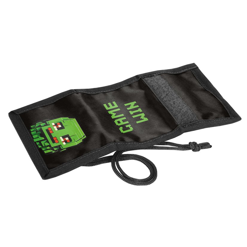 Školski set Minecraft Pixel Mask od 5 dijelova - školska torba, pernica, vrećica, boca za vodu i novčanik