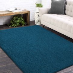 Tappeto elegante blu