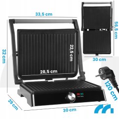 Elektrický gril a toustovač MALTEC SM3000W 2200W