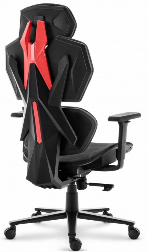 Ergonomická textilní otočná kancelářská židle - HC-1010 BLACK