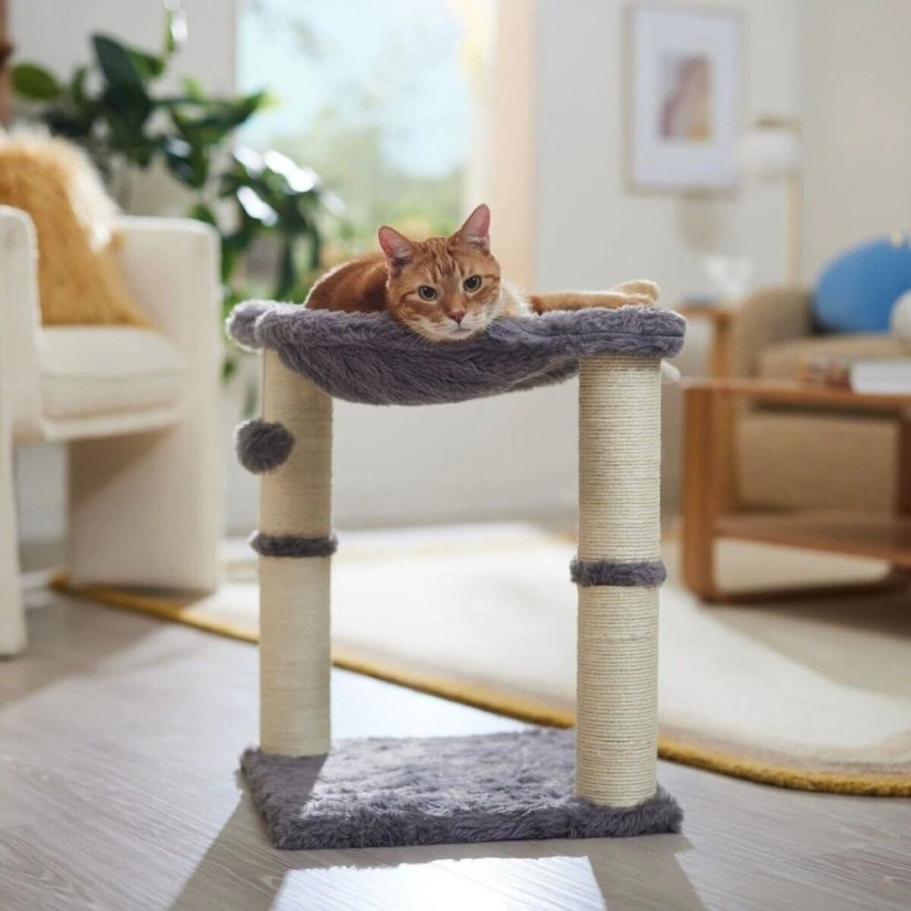 Škrabadlo pre mačky - sivé