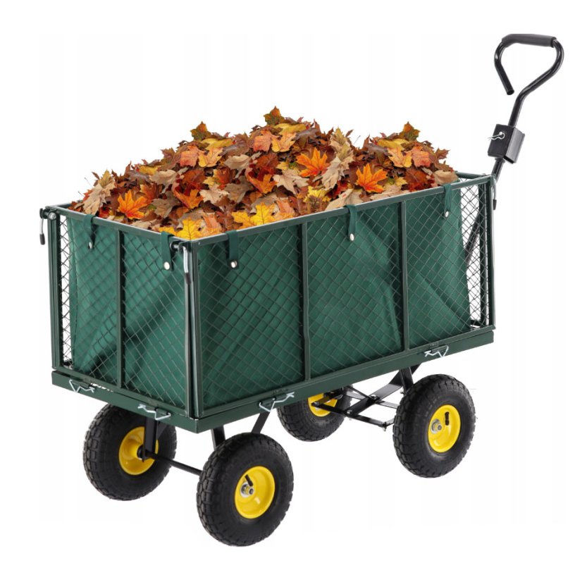 Praktický sklápací záhradný vozík 3v1 na nafukovacích kolesách